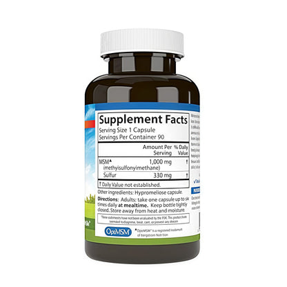 Carlson - M-S-M Sulfur Joint Function 300 Vegetarian Capsules